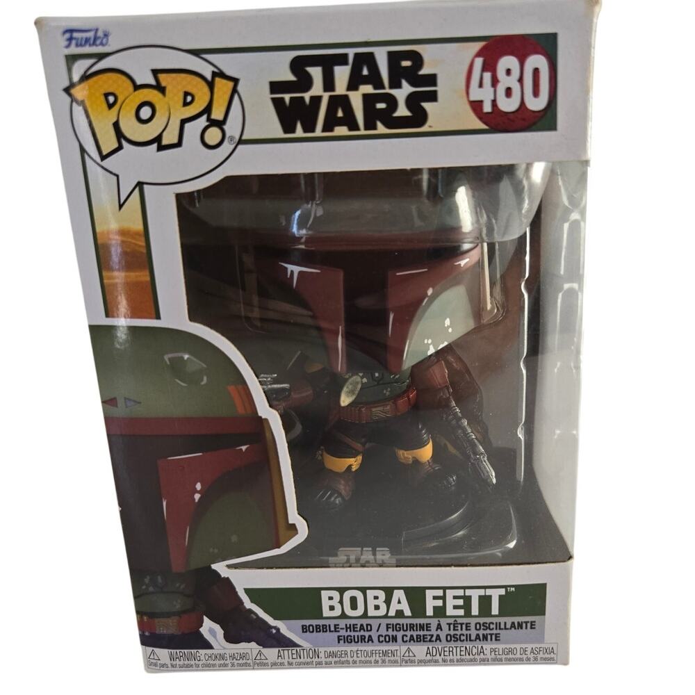 Funko Pop Star Wars Boba Fett #480 Vinyl Bobblehead Exclusive Collectible Figure